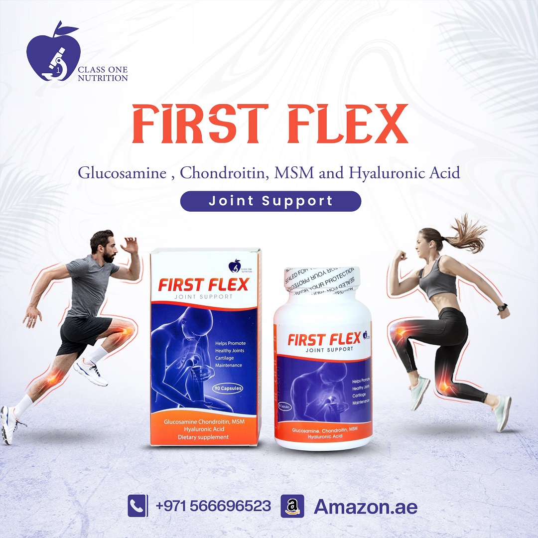 FIRST FLEX Glucosamine , Chondroitin, MSM and Hyaluronic Acid 90 ...